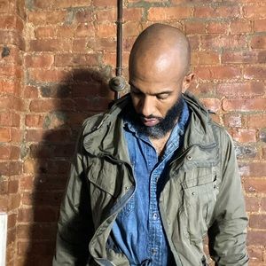 Olive green trench jacket